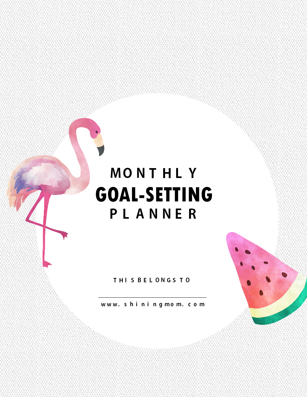 Monthly Goal-Setting Planner