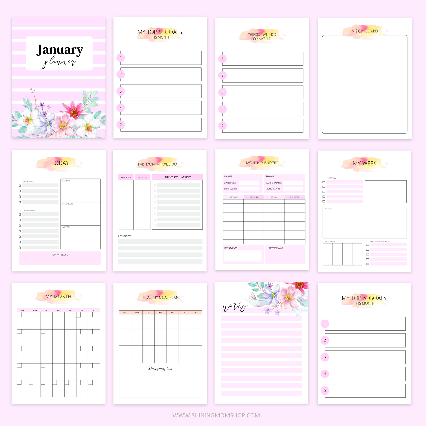 Monthly Planner: So Beautiful!