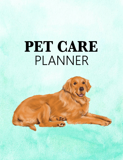 Super Cute Pet Care Planner for Your Dog Buddy!