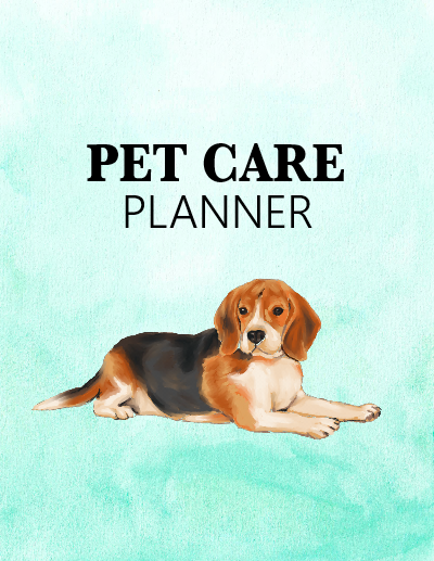 Super Cute Pet Care Planner for Your Dog Buddy!