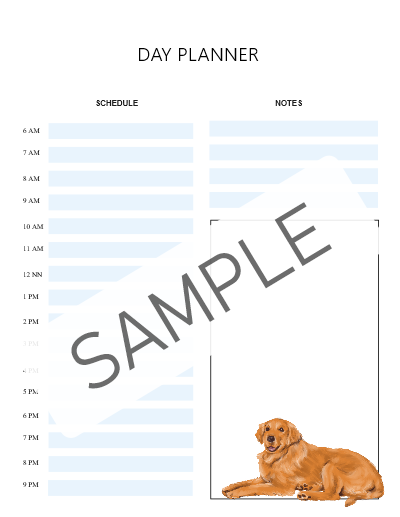 Super Cute Pet Care Planner for Your Dog Buddy!