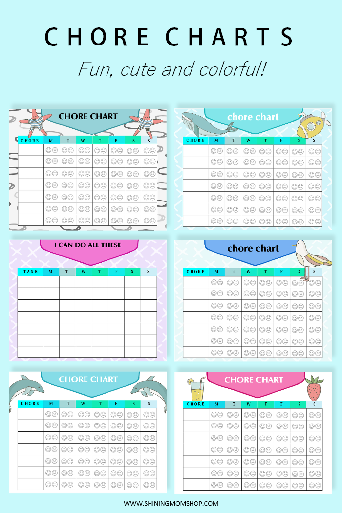 Chore Charts: Super Cute!