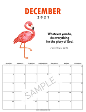 Load image into Gallery viewer, Super-Cute Bible Verse Calendar for Kids
