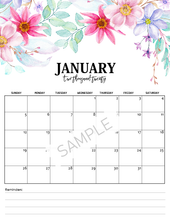 Load image into Gallery viewer, 2020 Monthly Floral Calendars
