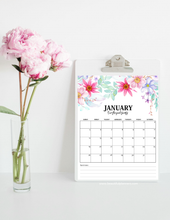 Load image into Gallery viewer, 2020 Monthly Floral Calendars

