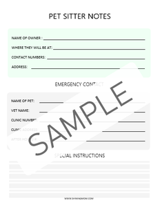Super Cute Pet Care Planner for Your Dog Buddy!
