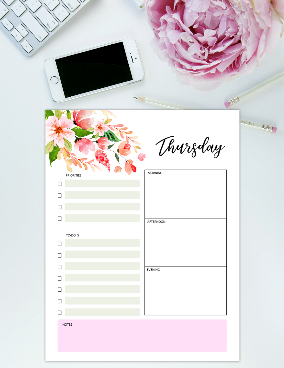 Beautiful Daily Planners