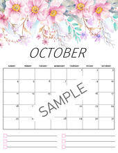 Load image into Gallery viewer, 2020 Floral Calendar in Beautiful Florals!
