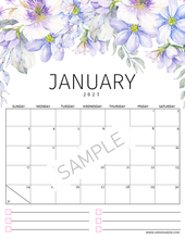 Load image into Gallery viewer, 2021 Floral Calendar
