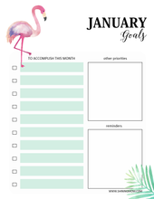 Load image into Gallery viewer, Monthly Goal-Setting Planner
