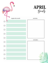 Load image into Gallery viewer, Monthly Goal-Setting Planner

