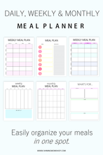 Load image into Gallery viewer, Meal Planner (Premium Edition)
