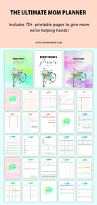 Planner Bundle: 200+ tools to give mom extra helping hands!