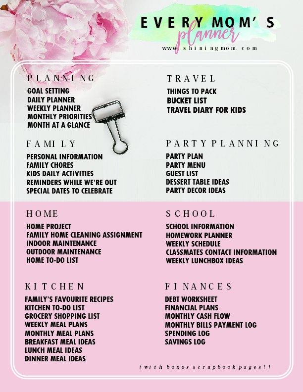 Every Mom's Planner: Ultimate Home Management Binder for Moms!